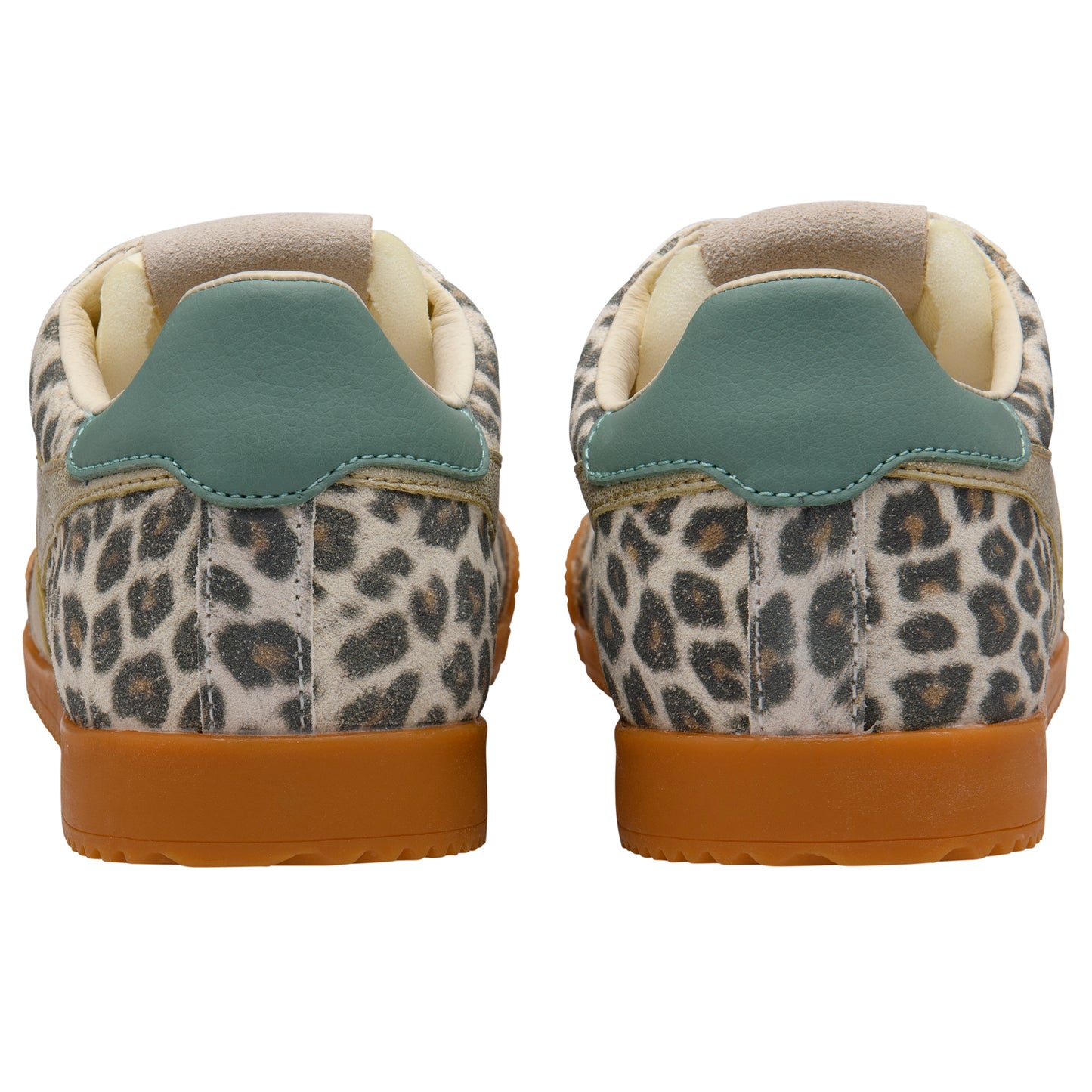 Gola Elan Safari Snow Leopard/Light Caramel/Gold/Green Mist Trainers
