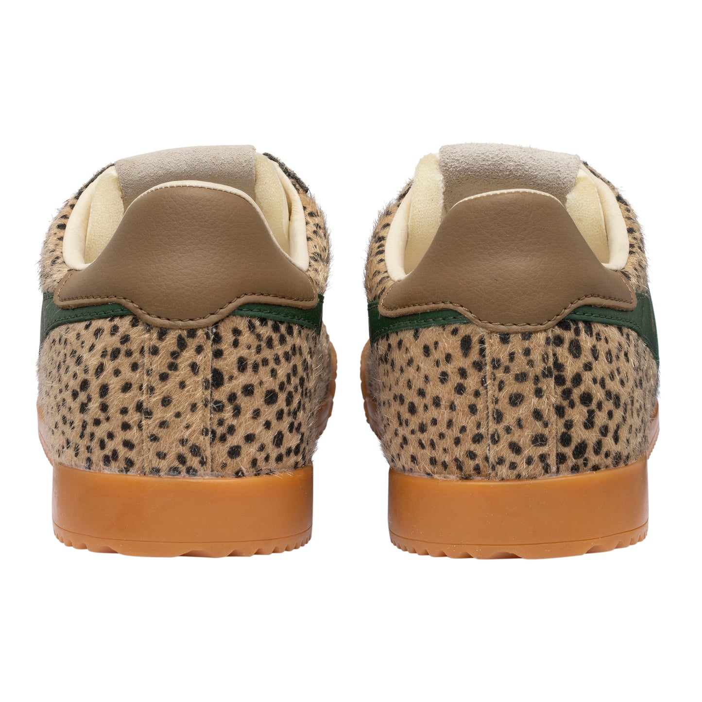 Gola Elan Savanna Tan Cheetah/Tobacco/Evergreen Trainers