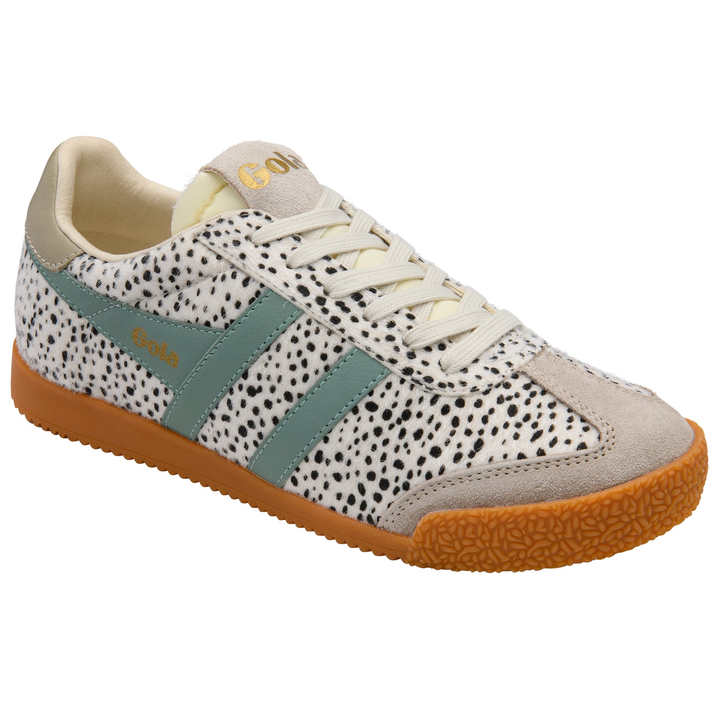 Gola Elan Savanna Cheetah/Feather Grey/Green Mist Trainers