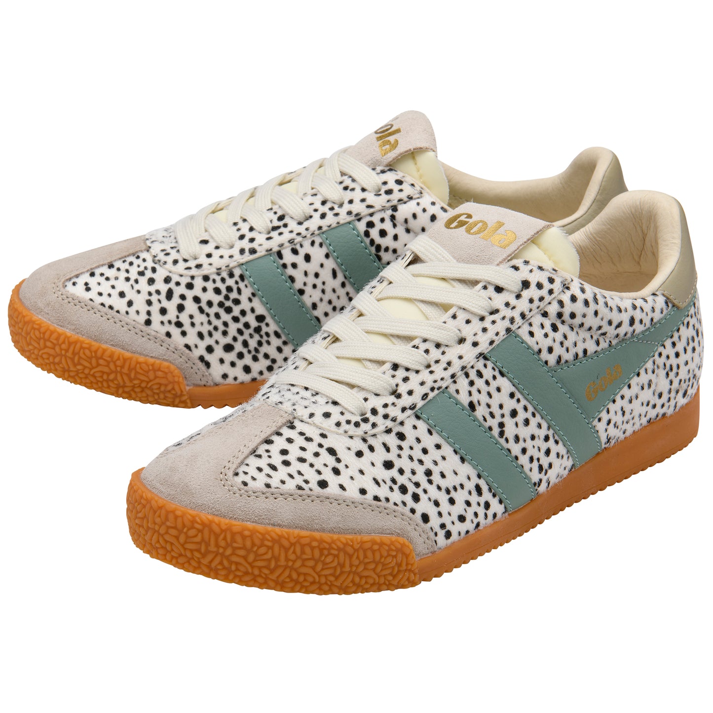 Gola Elan Savanna Cheetah/Feather Grey/Green Mist Trainers
