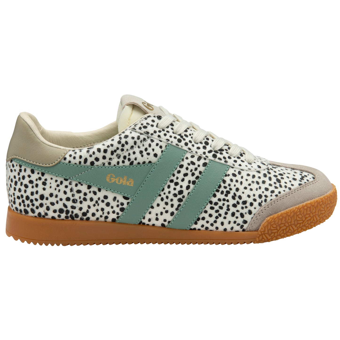 Gola Elan Savanna Cheetah/Feather Grey/Green Mist Trainers
