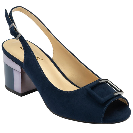Lotus Elena Navy Microfibre Shoe
