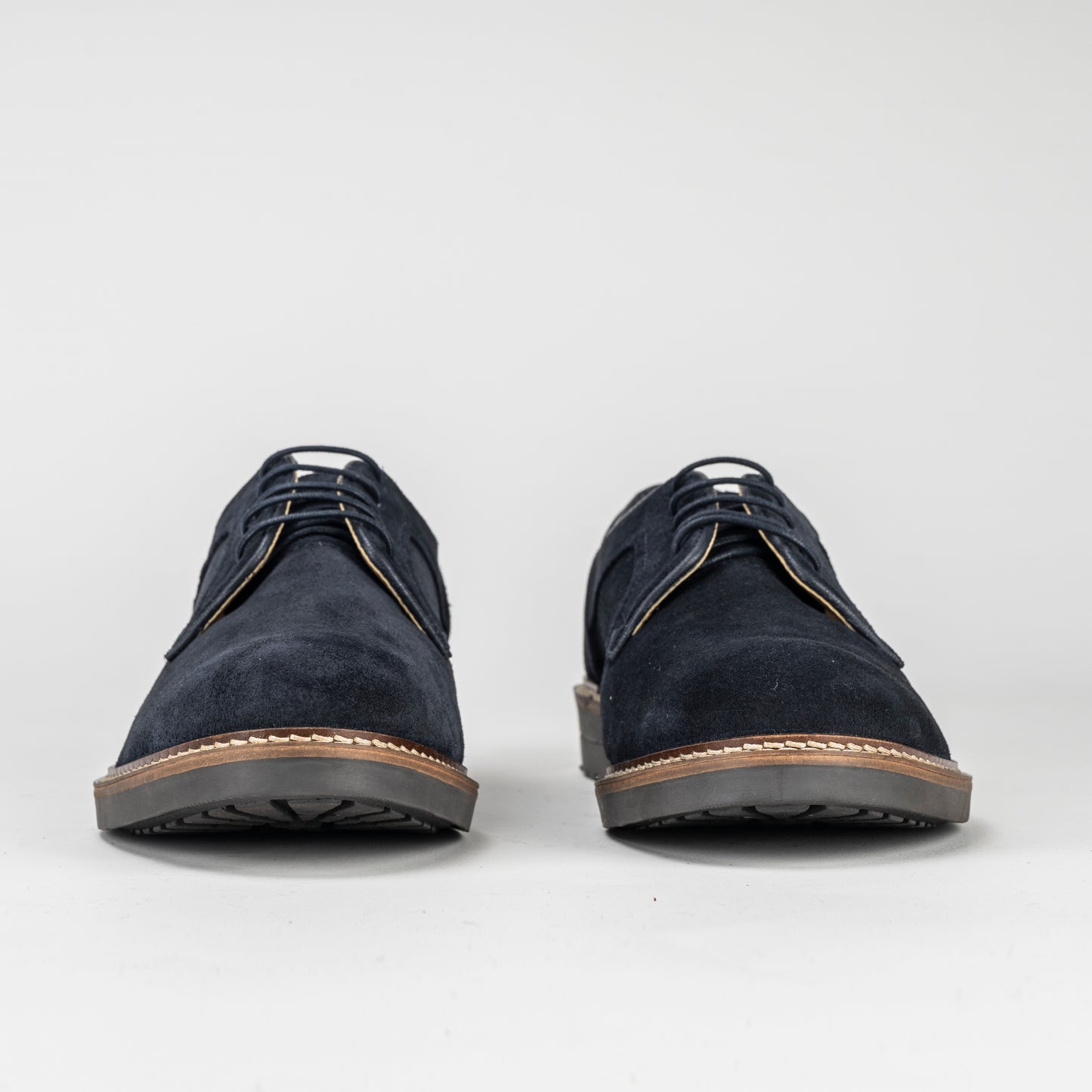 Sloane Elliot Navy Suede Lace Up Shoes