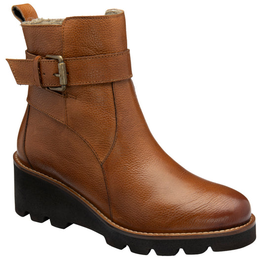 Lotus Emberlynn Tan Ankle Boots