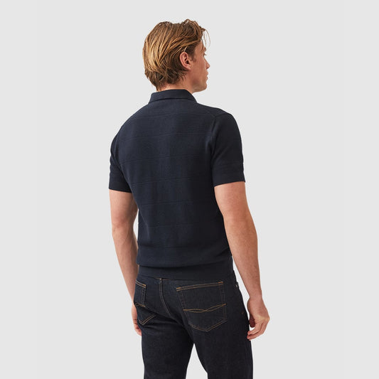 Rodd & Gunn Masons Flat Midnight Knit Polo