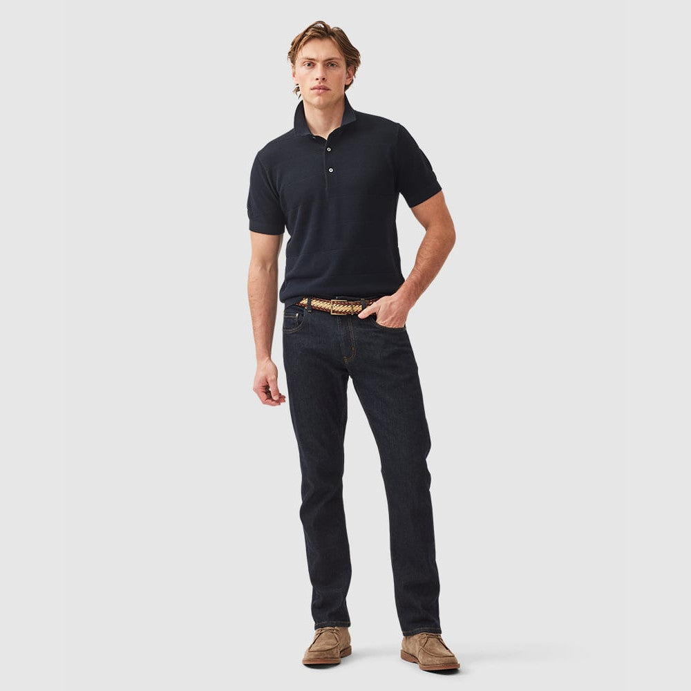 Rodd & Gunn Masons Flat Midnight Knit Polo