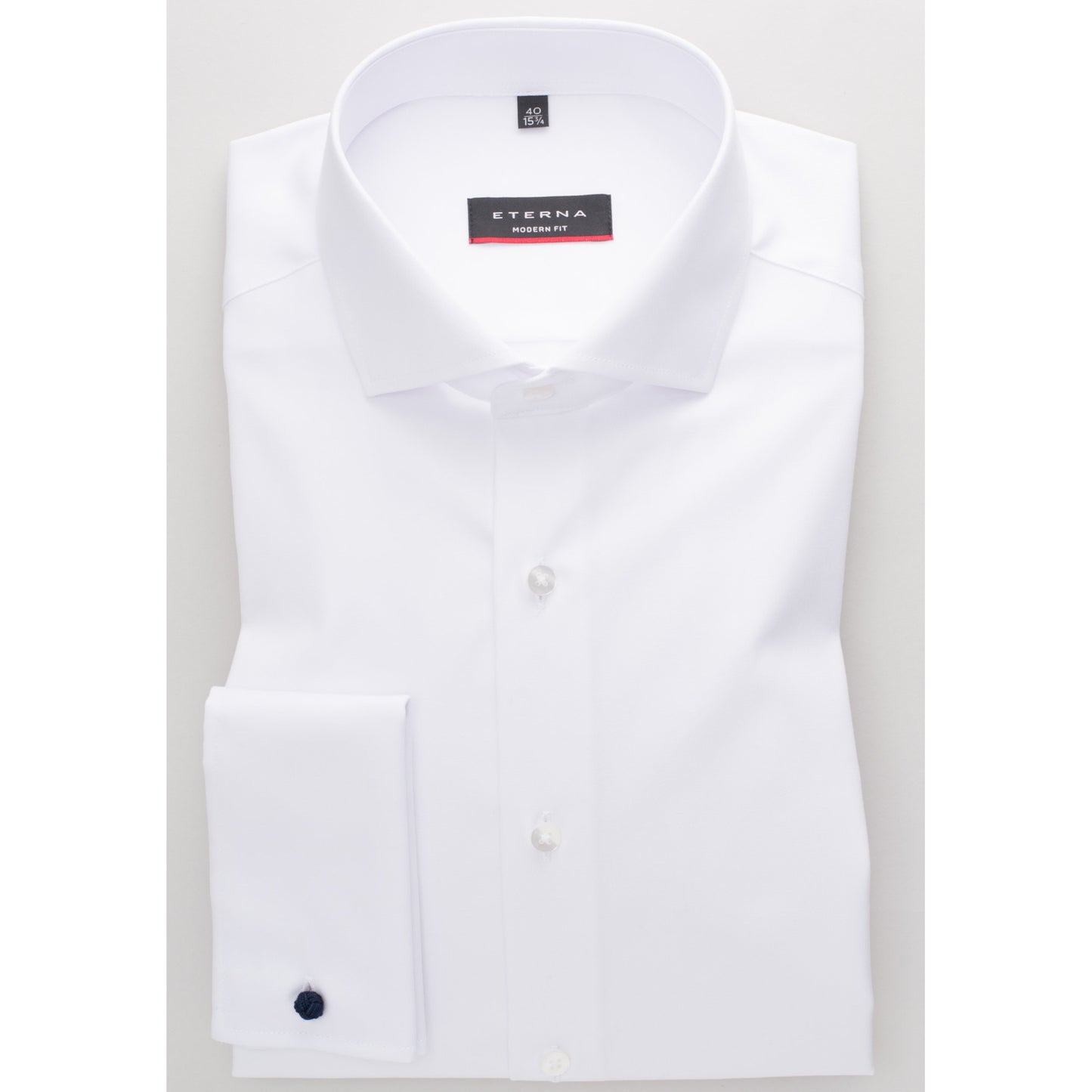 Eterna 8817 00 X48V White Double Cuff Dress Shirt