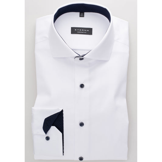 Eterna 8819 00 E15V White Comfort Fit Shirt