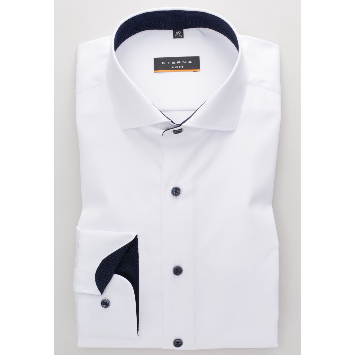 Eterna 8819 00 F142 White Slim Fit Shirt