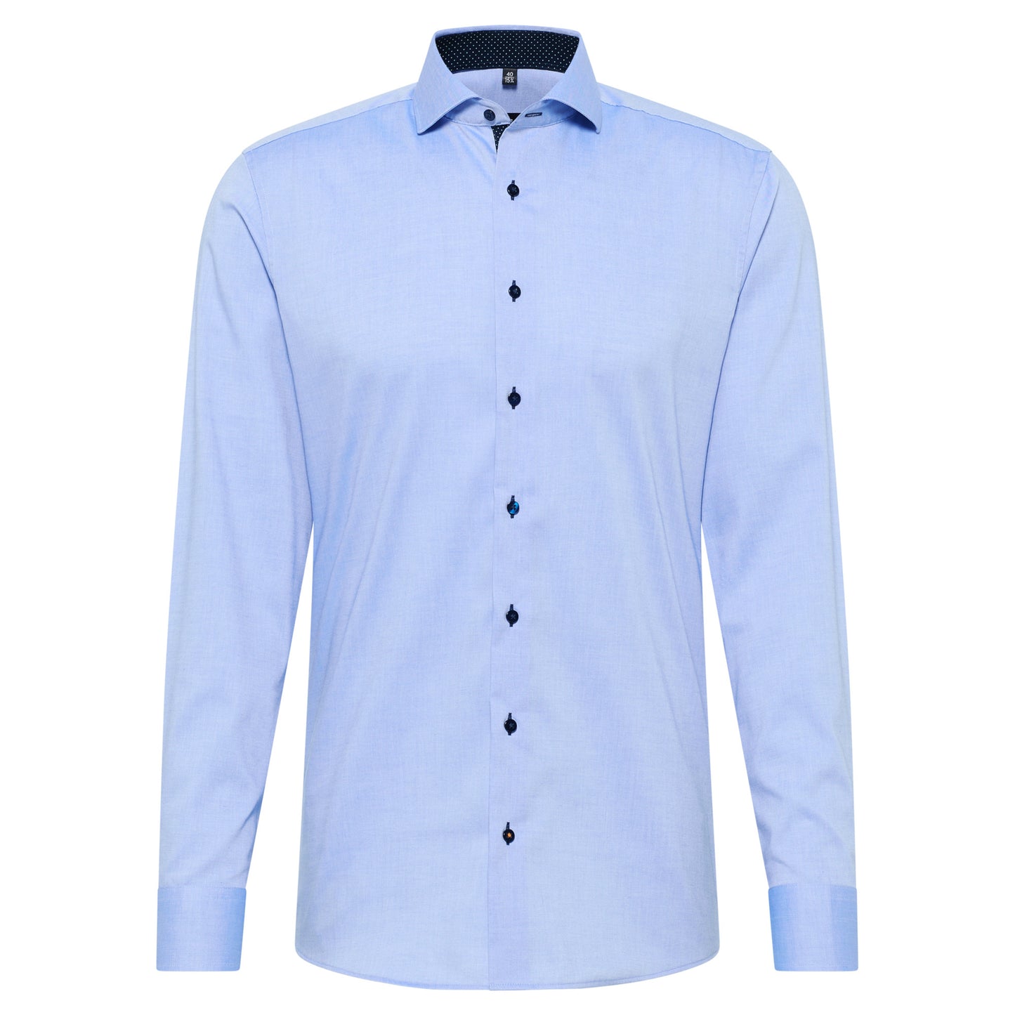 Eterna 8100 12 F132 Blue Slim Fit Shirt