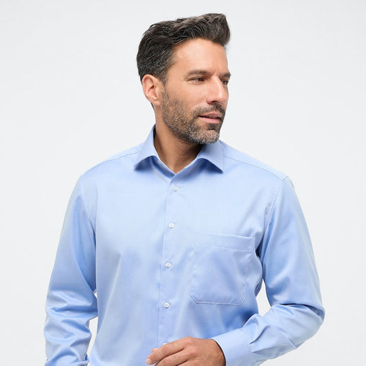 Eterna 8817 14 E19K Blue Comfort Fit Shirt