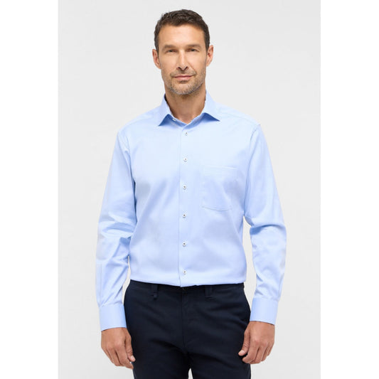 Eterna 8224 10 X687 Blue Modern Fit Shirt