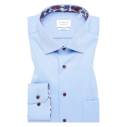 Eterna 8824 15 X15K Blue Modern Fit Shirt