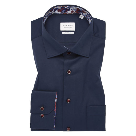 Eterna 8824 19 X15K Navy Modern Fit Shirt