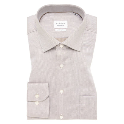 Eterna 4203 26 X19K Taupe Modern Fit Shirt