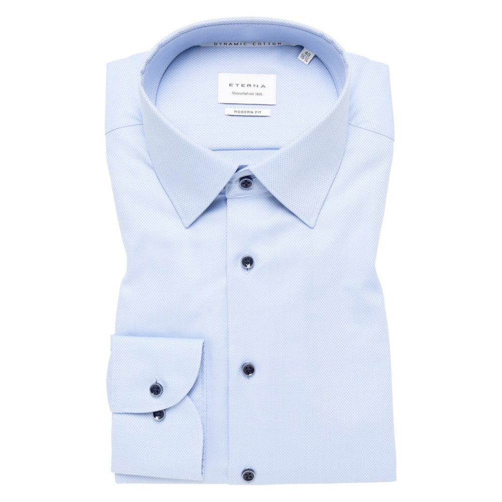 Eterna 2132 12 X171 Light Blue Modern Fit Dress Shirt