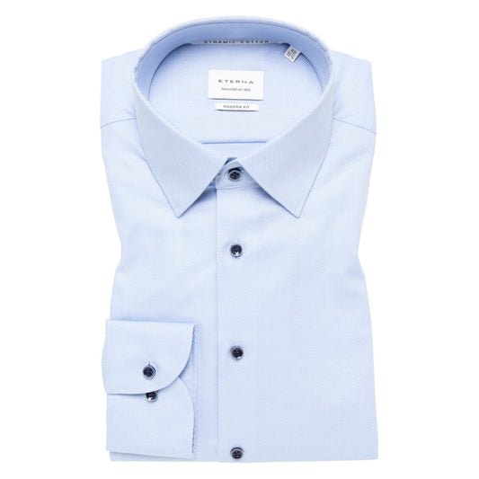 Eterna 2132 12 X171 Light Blue Modern Fit Dress Shirt