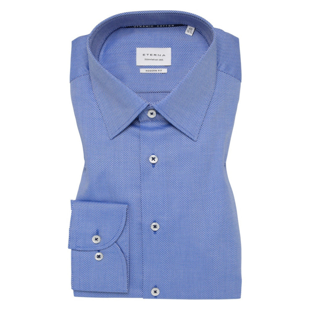 Eterna 2132 13 XP71 Blue Modern Fit Shirt