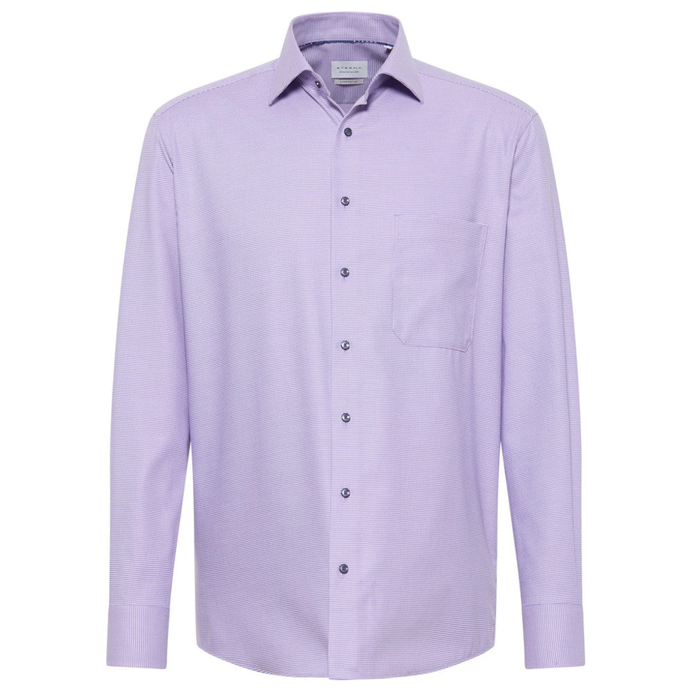 Eterna 4158 93 E19K Lilac Comfort Fit Shirt