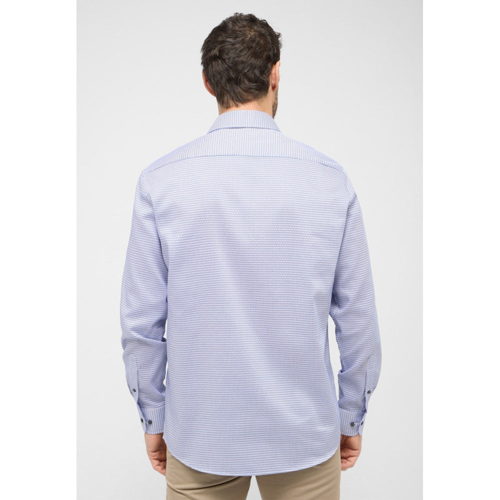 Eterna 4163 50 E19K Blue & Pink Comfort Fit Dress Shirt