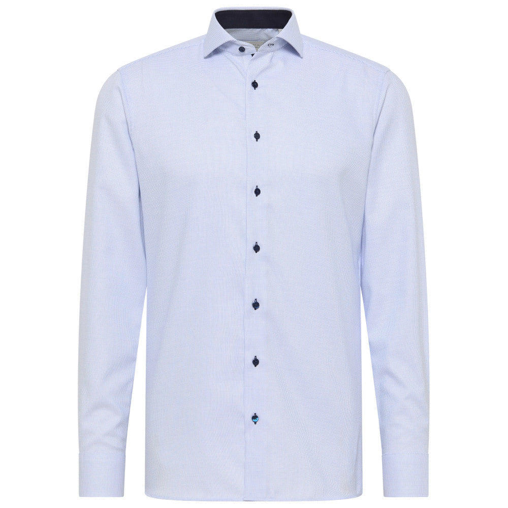 Eterna 4671 11 F142 Light Blue Slim Fit Shirt