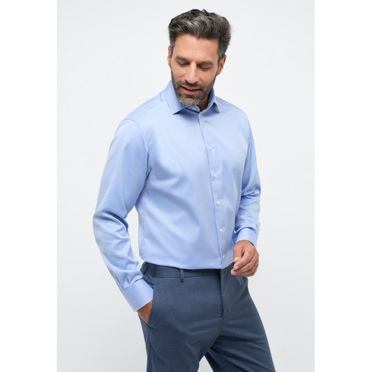 Eterna 8817 14 X18K Blue Modern Fit Shirt
