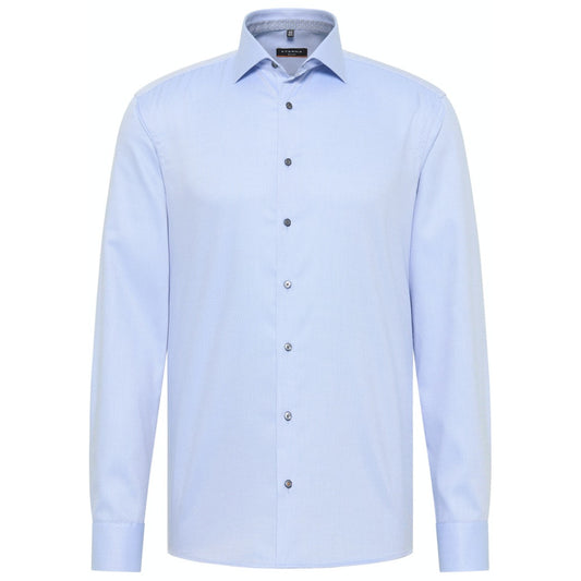 Eterna 3324/F94K 12 Blue Slim Fit Dress Shirt