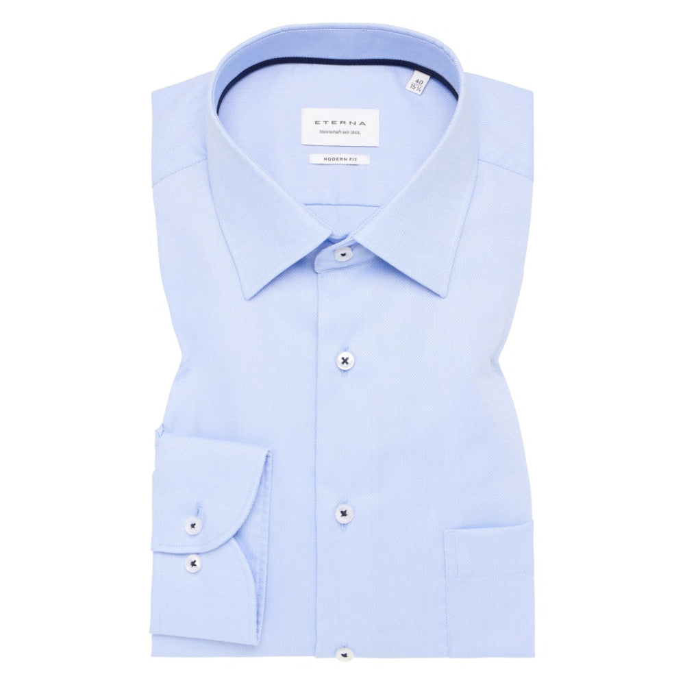 Eterna 8464 12 X181 Light Blue Modern Fit Shirt