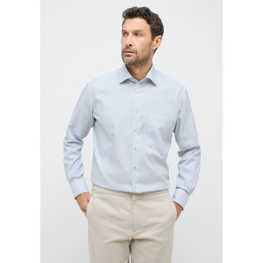 Eterna 4065 45 E15K Green Check Comfort Fit Shirt