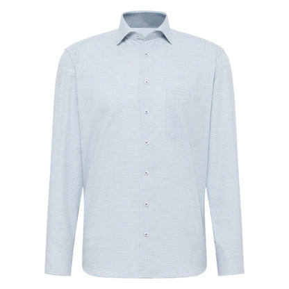 Eterna 4065 45 E15K Green Check Comfort Fit Shirt