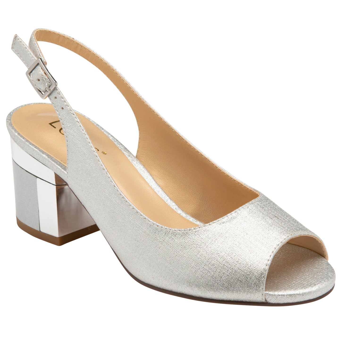 Lotus Evelyn Silver Shoe