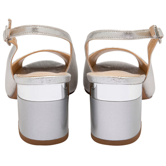 Lotus Evelyn Silver Shoe