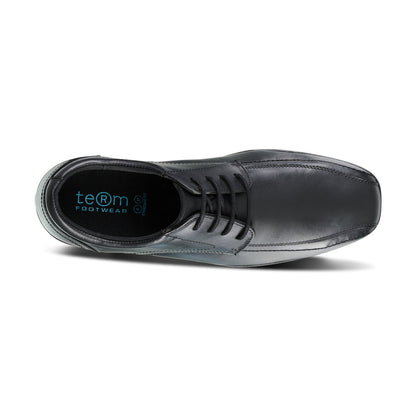 Boys Term Edward Black School Shoes