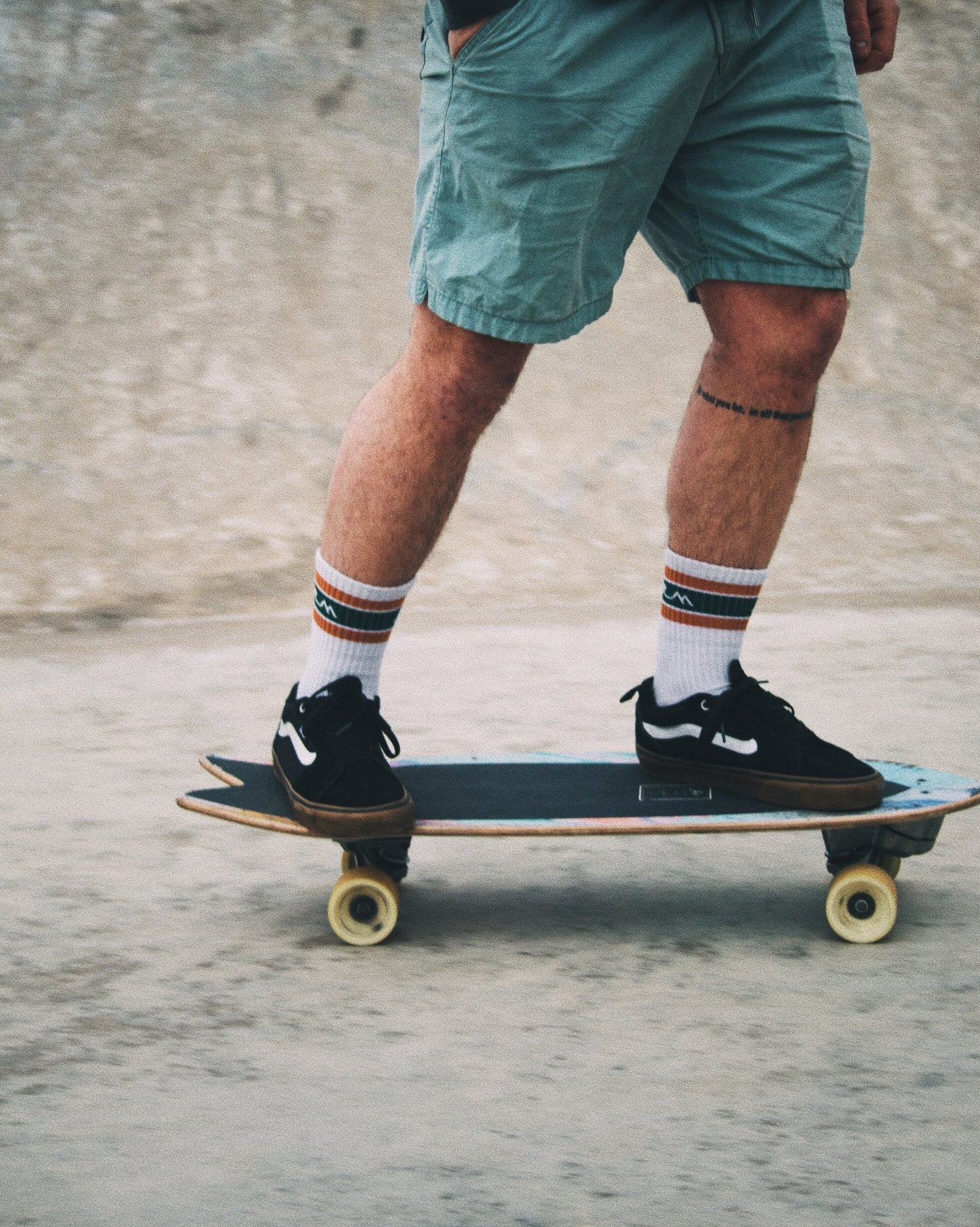 Bleubird Crew Socks - Og - Rust