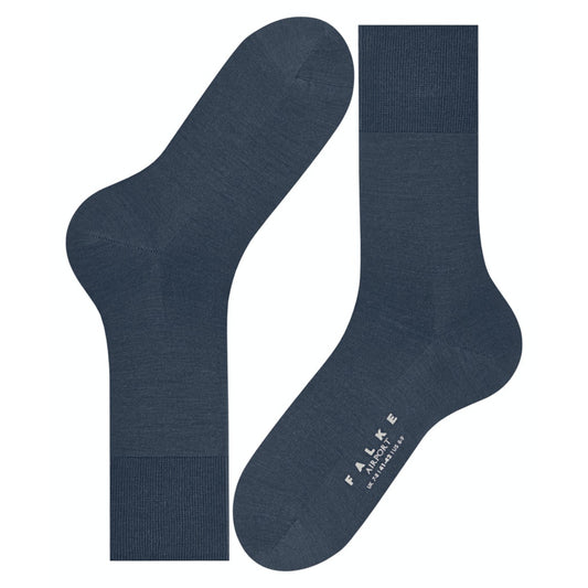 Falke 14435 6688 Airport Dark Blue Melange Socks
