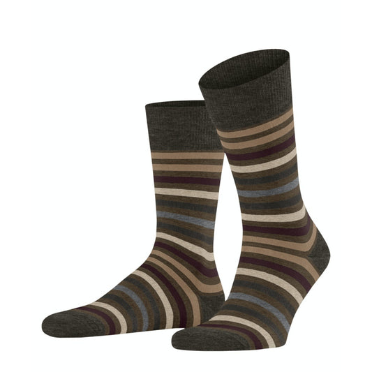 Falke 13279 7464 Tinted Stripe Beech Socks