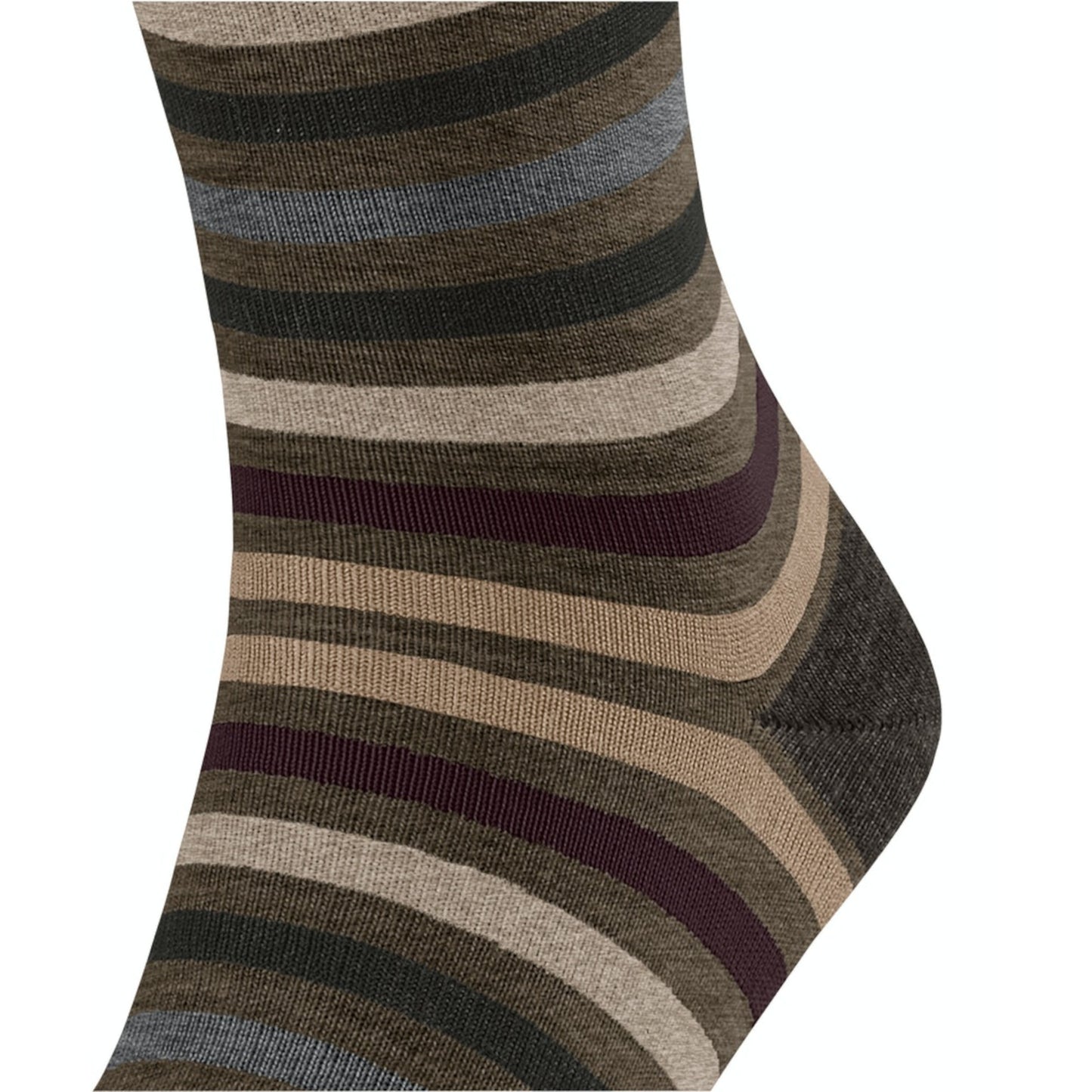 Falke 13279 7464 Tinted Stripe Beech Socks