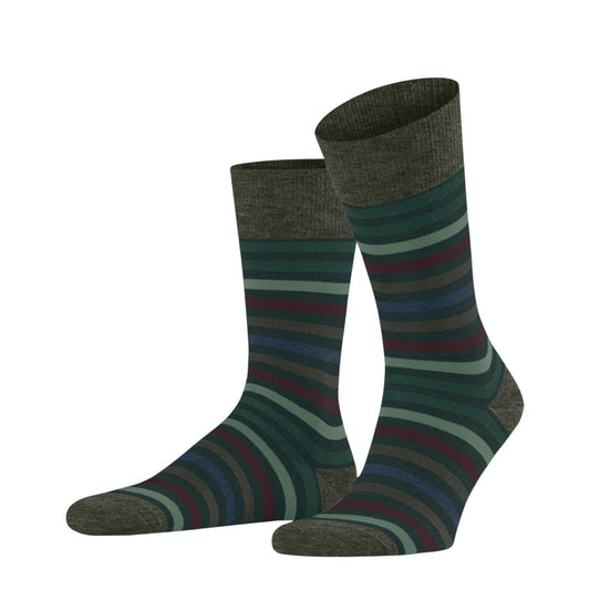 Falke 13279 7992 Tinted Stripe Wald Stripe Socks