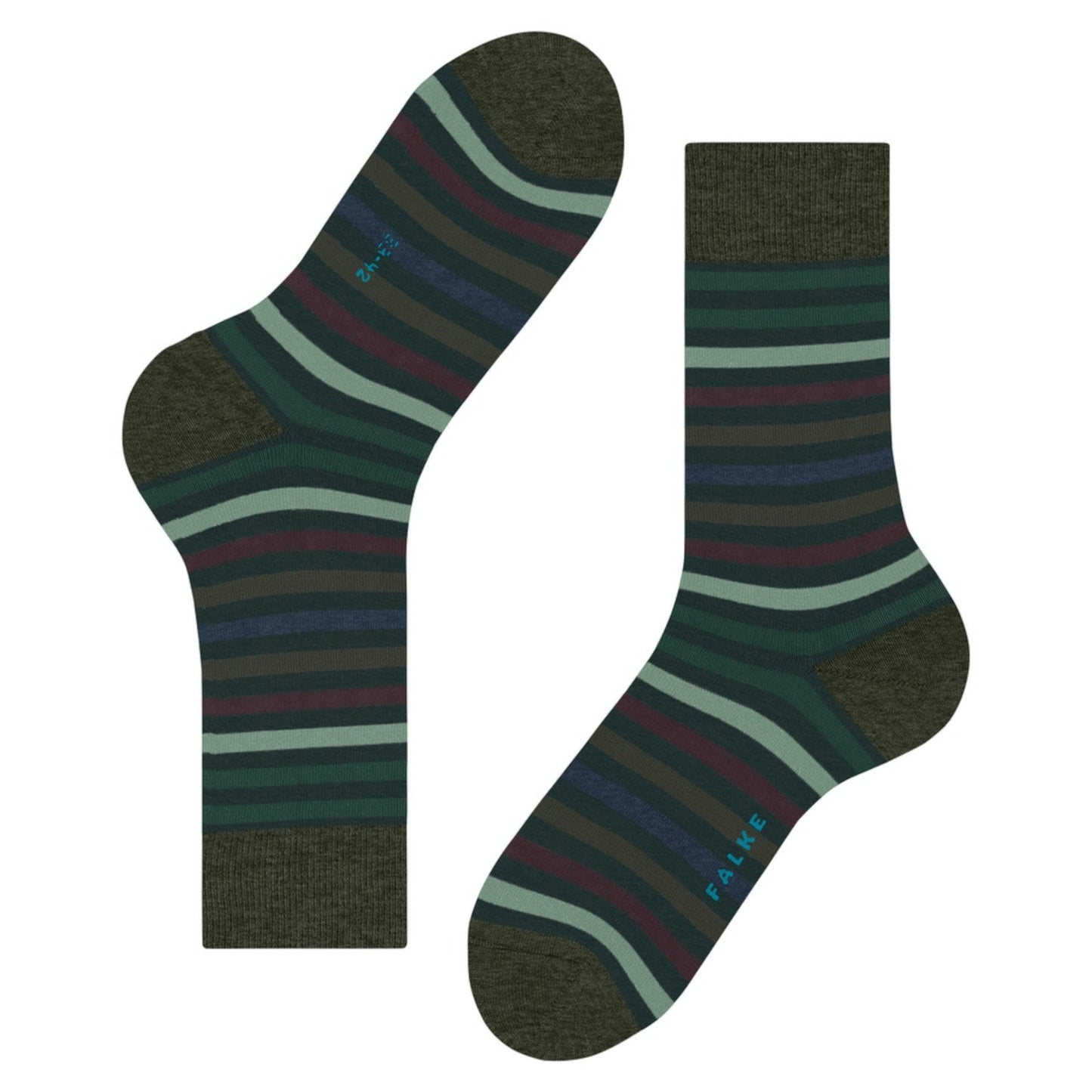 Falke 13279 7992 Tinted Stripe Wald Stripe Socks