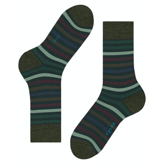 Falke 13279 7992 Tinted Stripe Wald Stripe Socks