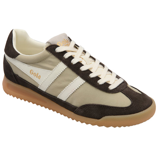 Gola Firefly Bone/Mocha/Off White Trainers