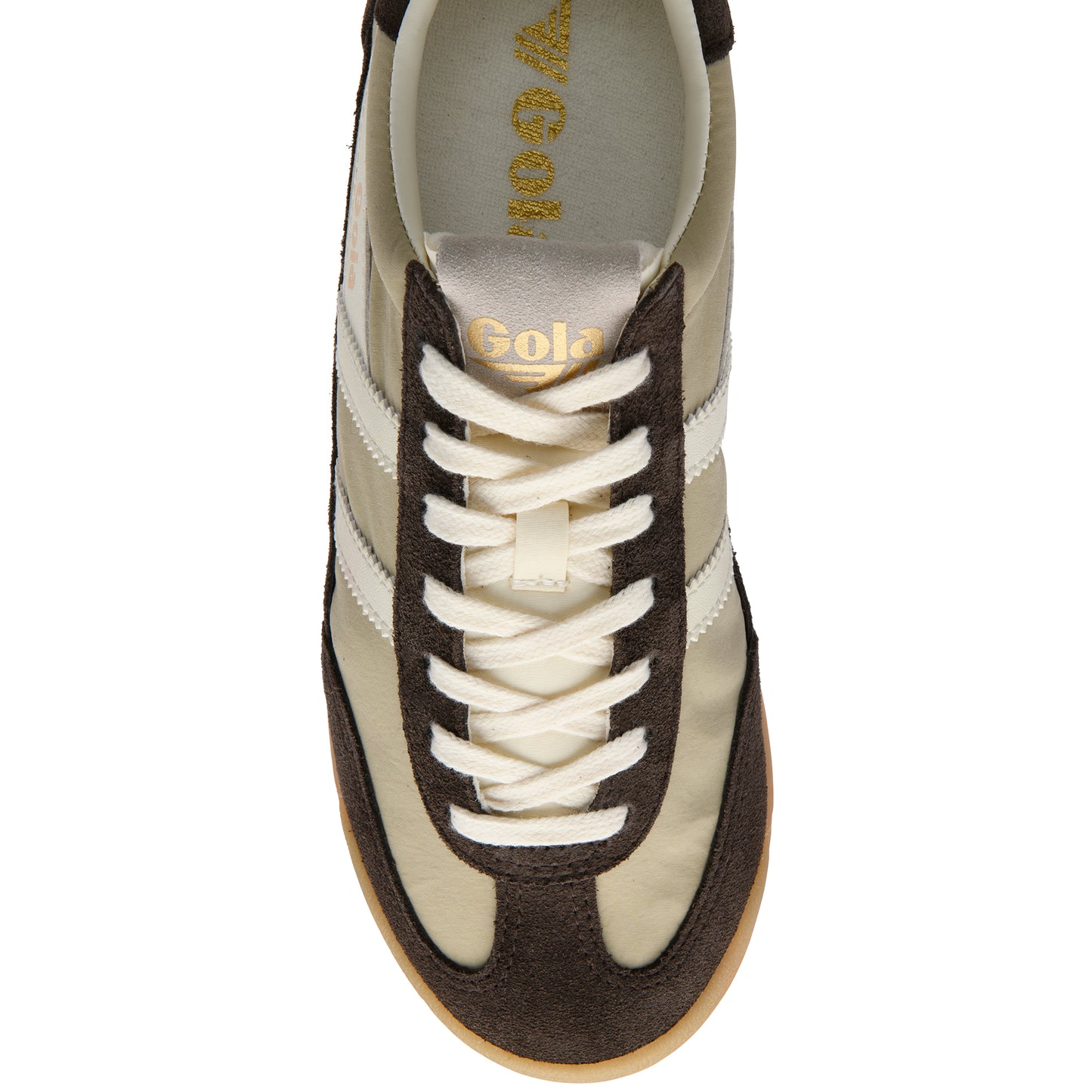 Gola Firefly Bone/Mocha/Off White Trainers