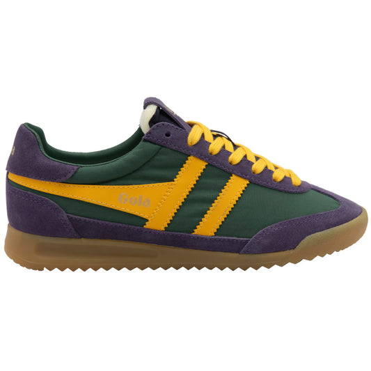Gola Firefly Evergreen/Plum/Sun Trainers