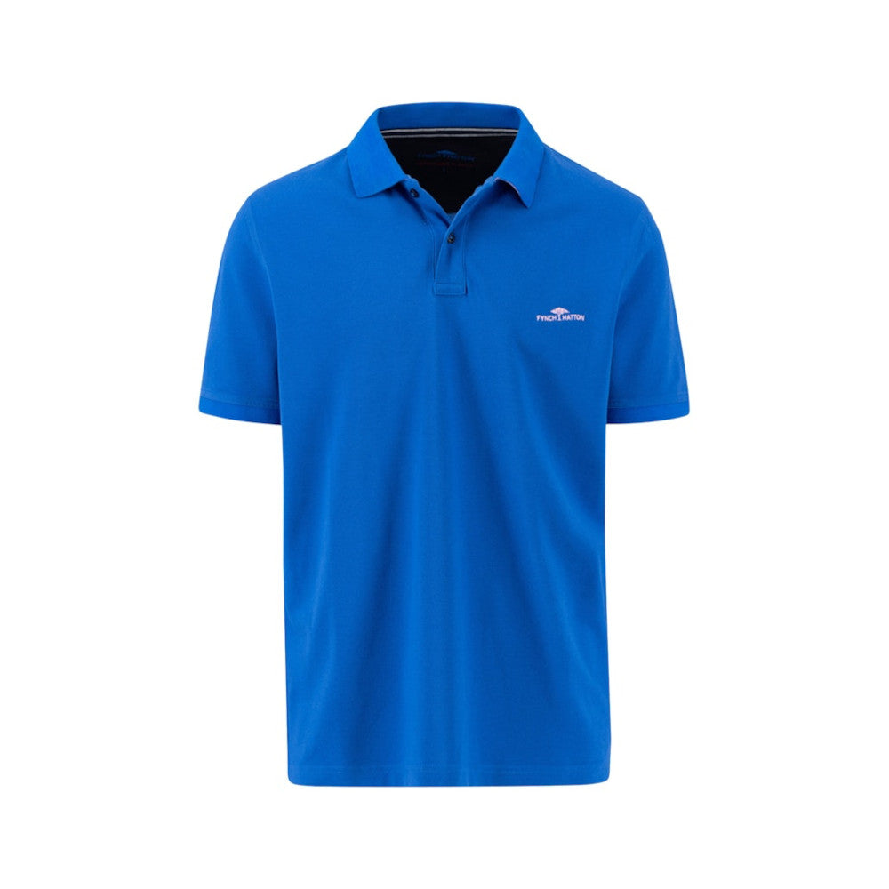 Fynch Hatton 1504 4006 628 Strong Blue Polo Shirt