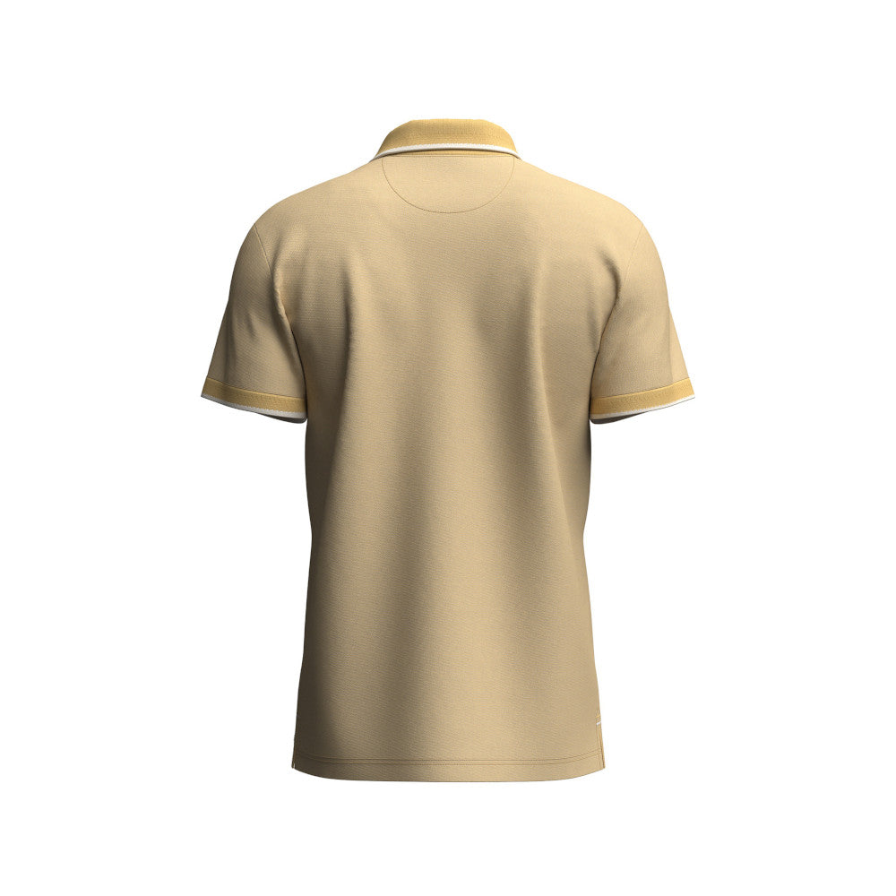 Fynch Hatton 1603 1904 113 Pale Yellow Two Tone Polo Shirt