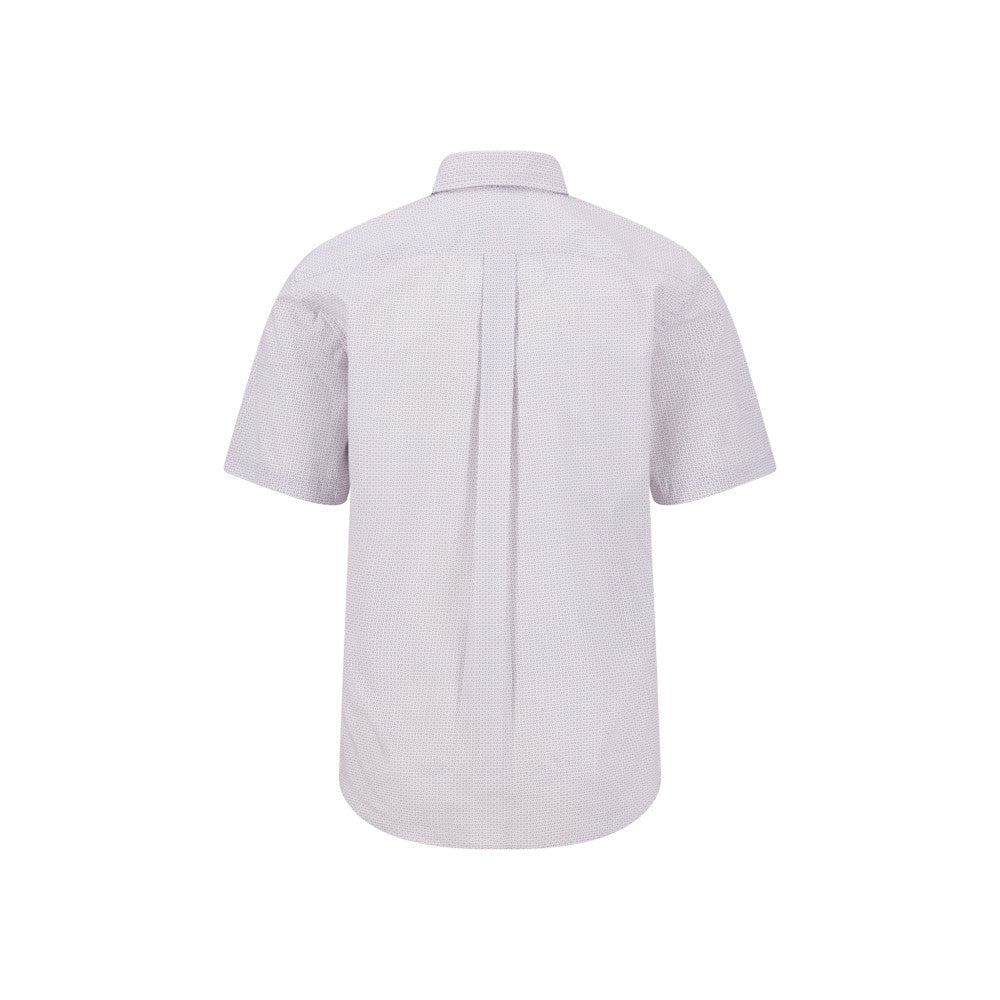 Fynch Hatton 1603 6131 464 Magnolia Short Sleeve Casual Shirt
