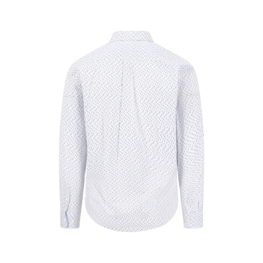 Fynch Hatton 1613 5110 464 Magnolia Combi Print Casual Shirt