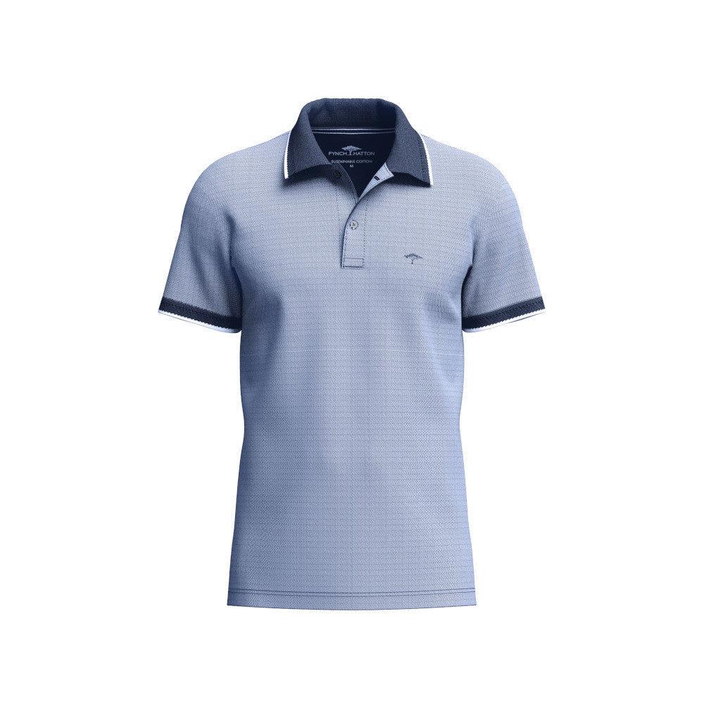 Fynch Hatton 1603 1904 653 New Breeze Two Tone Polo Shirt
