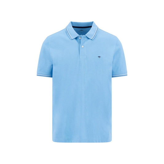 Fynch Hatton 1605 1580 657 Sky Blue Polo Shirt