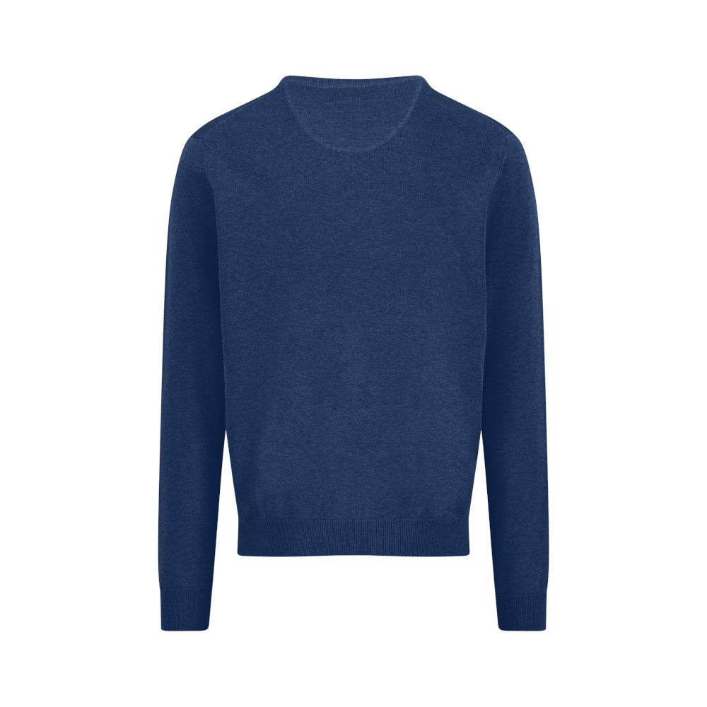 Fynch Hatton 1613 211 672 Midnight Superfine V-Neck